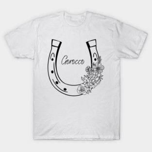 Floral horseshoe Gorocco T-Shirt