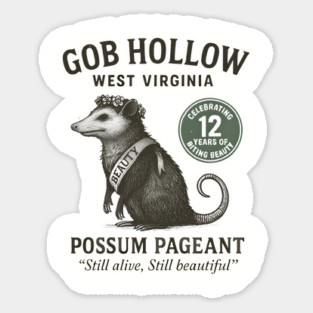 Possum Pageant Sticker