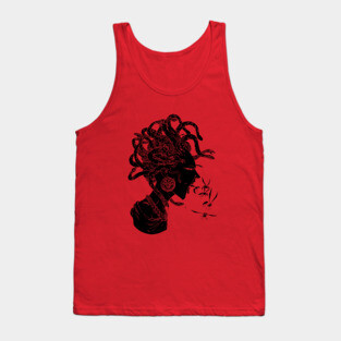 Black Medusa Tank Top