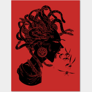 Black Medusa Posters and Art