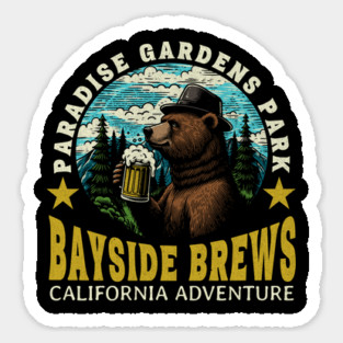 Bayside Brews California Adventure Paradise Gardens Park Anaheim Magnet