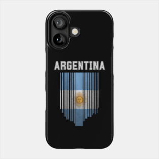 Argentina flag, argentinian flag Phone Case