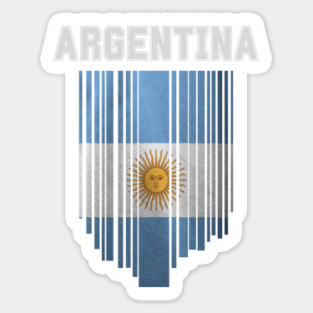Argentina flag, argentinian flag Sticker
