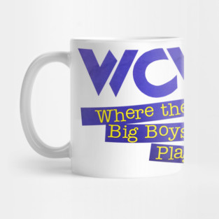 WCW Wrestling - Where the Big Boys Play Mug