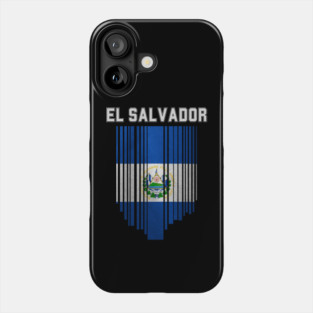 El Salvador flag, Salvadoran flag Phone Case