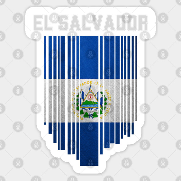 El Salvador flag, Salvadoran flag Sticker by eka123