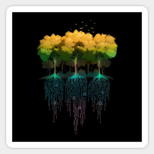 Connection Forest Sticker