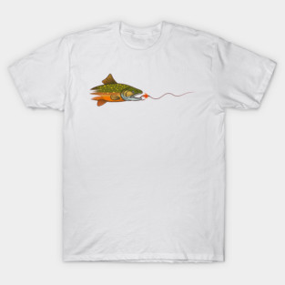 Fly Fishing Brook Trout – Dry Fly Tying Fisherman Gift Shirt T-Shirt