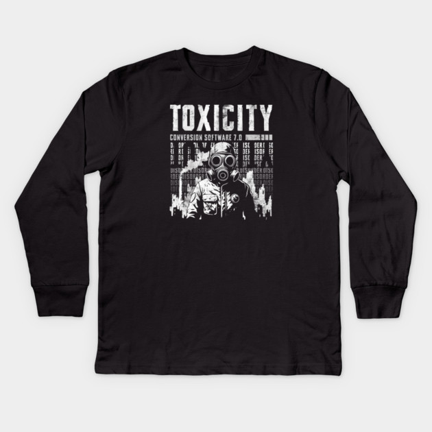 TOXICITY Kids Long Sleeve T-Shirt by artslaves