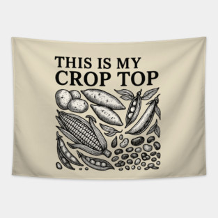 This Is My Crop Top Tapestry
