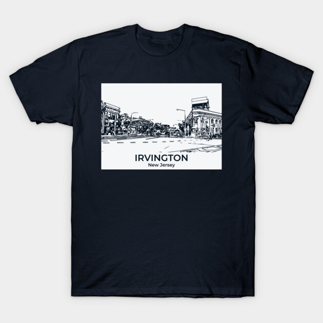Irvington - New Jersey T-Shirt by Lakeric