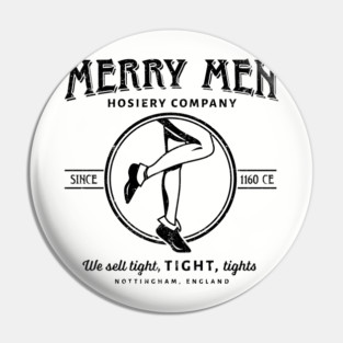 The Merry Men Hosiery Company Pin