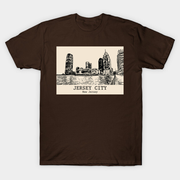 Jersey City - New Jersey T-Shirt by Lakeric