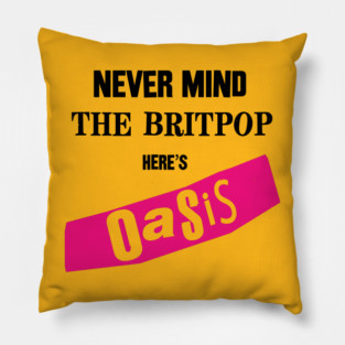 Never Mind the Britpop Pillow