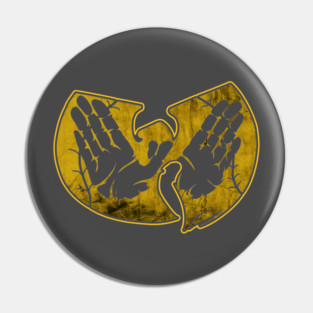 Wu-Tang Grunge Vintage Hand‑Print Logo Tee Pin