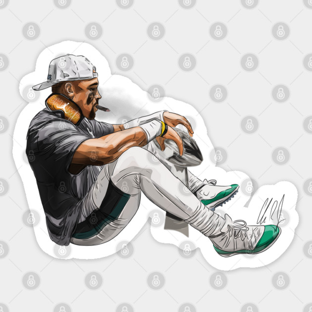 Jalen Hurts: Champ Sticker by 51Deesigns