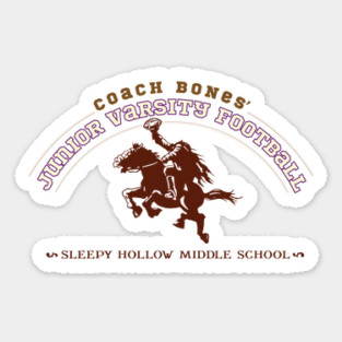 Coach Bones' JV Football Sticker