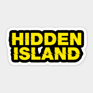 Hidden Island! Sticker