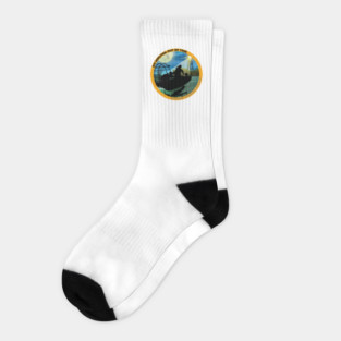 Six Minutes Out of Time Official Sticker Socks