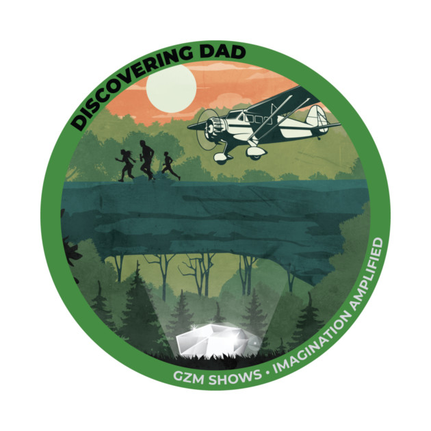 Discovering Dad Official Sticker by GZM Podcasts