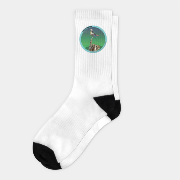 Nightingale Official Sticker Socks by GZM Podcasts