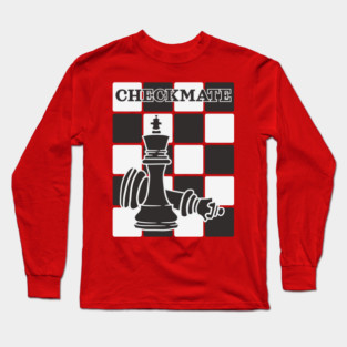 Checkerboard Checkmate - Chess Lovers gift Long Sleeve T-Shirt