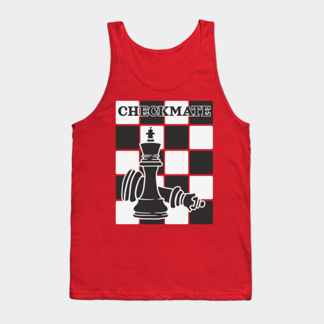 Checkerboard Checkmate - Chess Lovers gift Tank Top by TuncGK