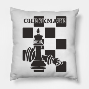 Checkerboard Checkmate - Chess Lovers gift Pillow