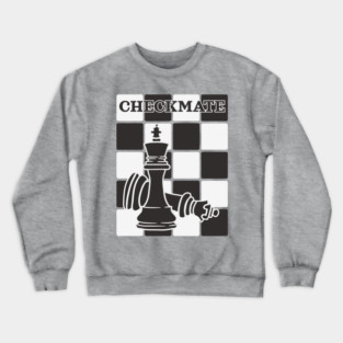 Checkerboard Checkmate - Chess Lovers gift Crewneck Sweatshirt