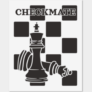 Checkerboard Checkmate - Chess Lovers gift Posters and Art