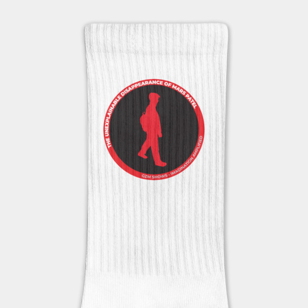 The Unexplainable Disappearance of Mars Patel Official Sticker by GZM Podcasts