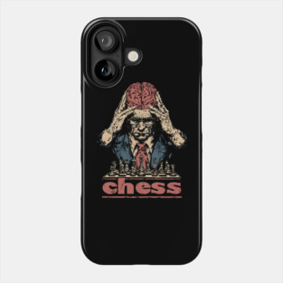 Brains for Chess - Concept Art Retro Style Phone Case