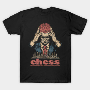 Brains for Chess - Concept Art Retro Style T-Shirt