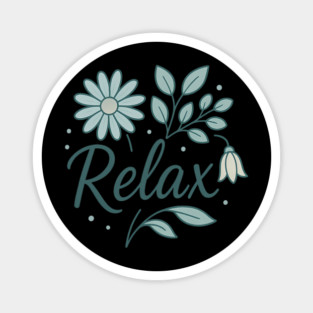 Relax Meditation Magnet