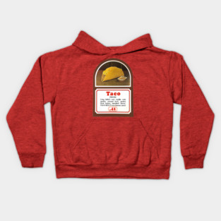 What is a "TACO?" Vintage 1970s Taco Bell Sign Kids Hoodie