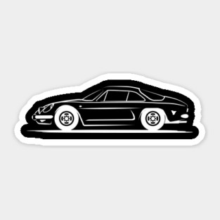 Renault Alpine A110 White Sticker