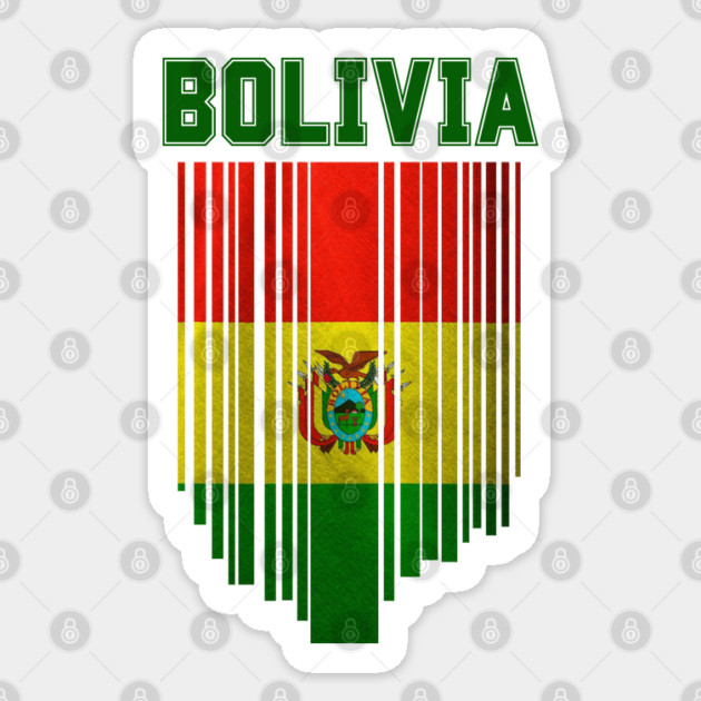 Bolivia flag, bolivian flag Sticker by eka123