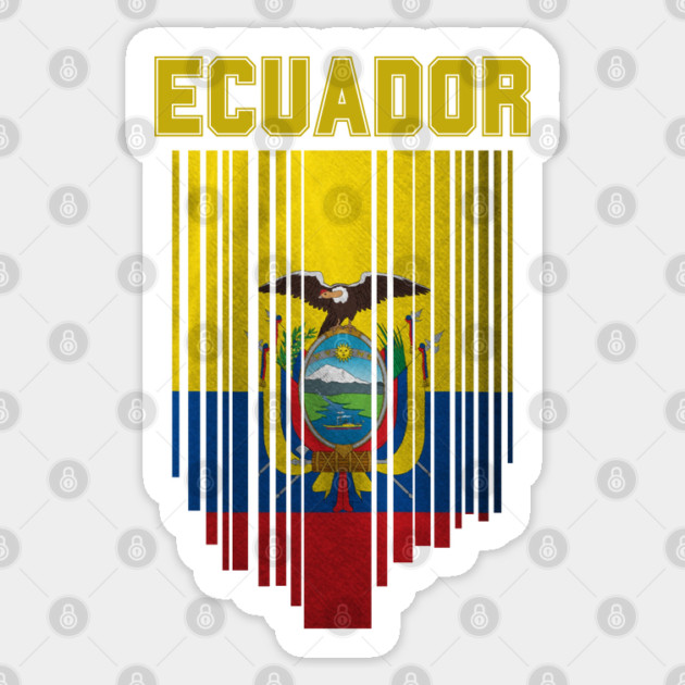 Ecuador flag, ecuadorian flag Sticker by eka123