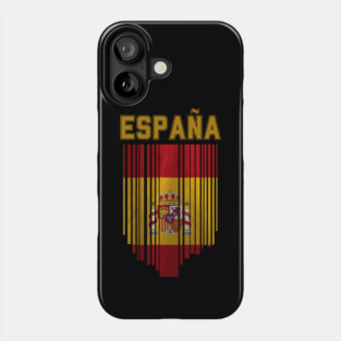 Spain flag, spanish flag Phone Case
