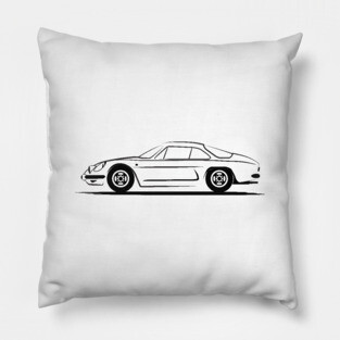 Renault Alpine A110 Black Pillow