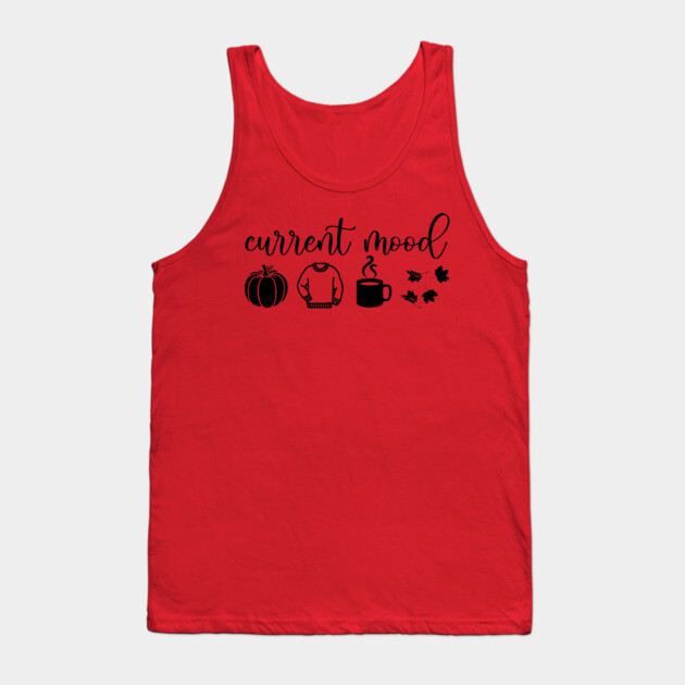 Autumn Moods (Black) Tank Top by casualteesinc