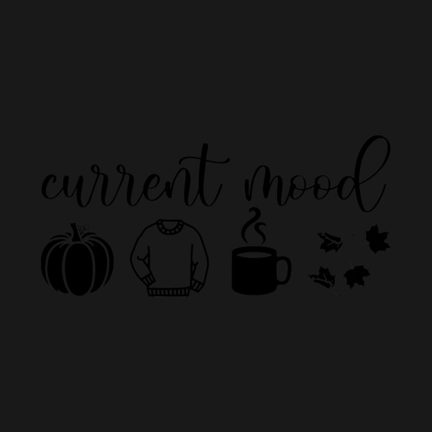 Autumn Moods (Black) by casualteesinc