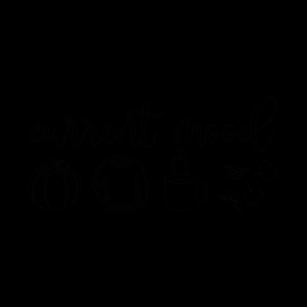 Autumn Moods (Black) by casualteesinc