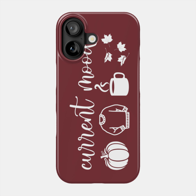 Autumn Moods (White) Phone Case by casualteesinc