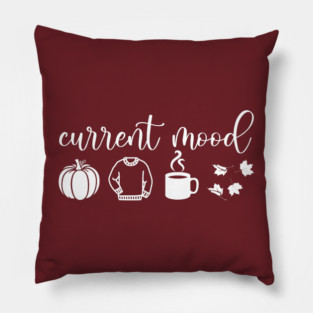Autumn Moods (White) Pillow