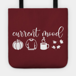 Autumn Moods (White) Tote