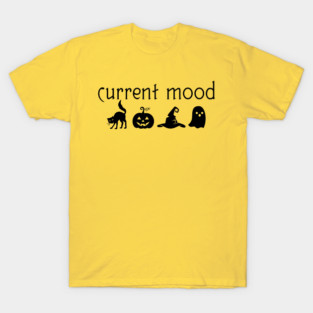 Halloween Moods (Black) T-Shirt