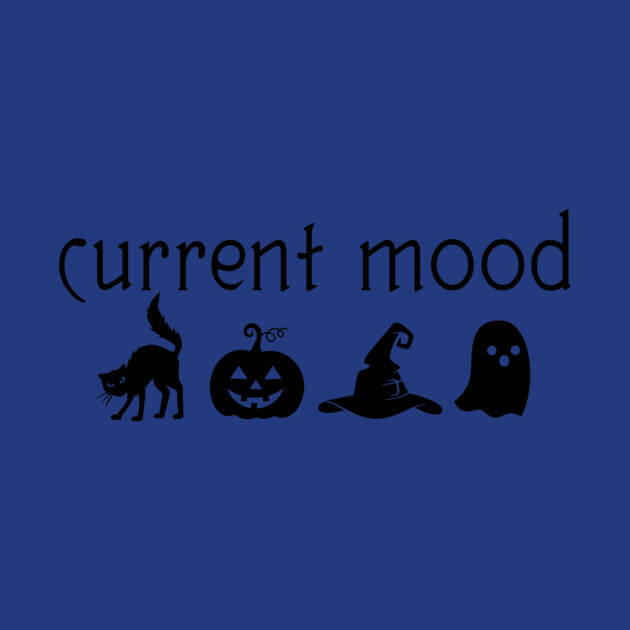 Halloween Moods (Black) by casualteesinc