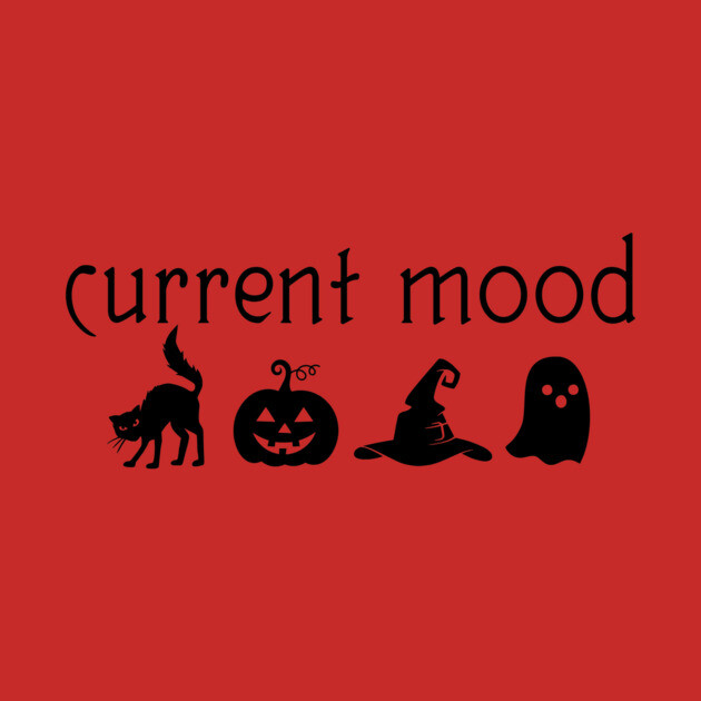 Halloween Moods (Black) by casualteesinc