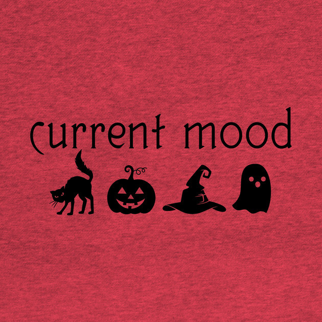 Halloween Moods (Black) by casualteesinc